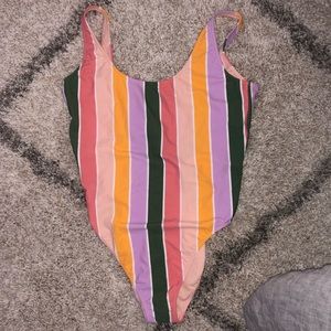 Hollister High-Leg Scoop One-Piece Swimsuit